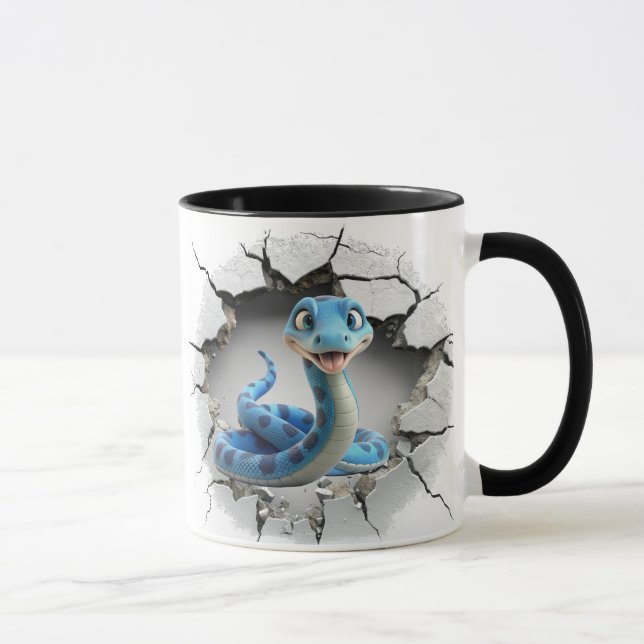 Cute 3D Snake Mug (Right)