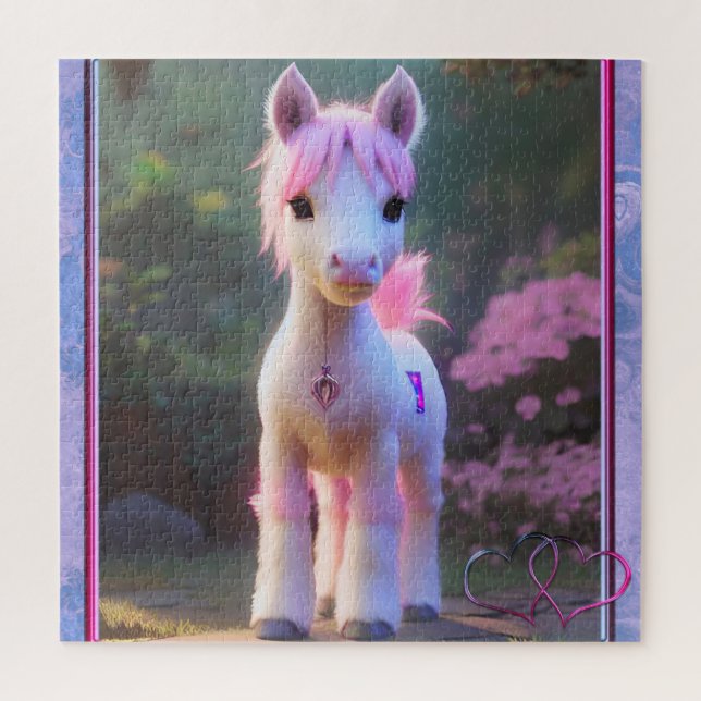 Cute 3D Spirit Pony 10 Jigsaw Puzzle (Vertical)