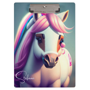 Cute 3d Spirit Pony 2 Clipboard