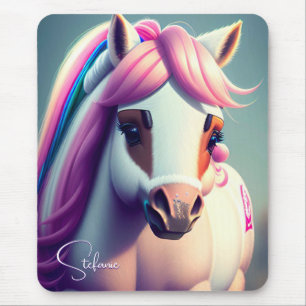 Cute 3d Spirit Pony 2 Mouse Mat