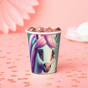Cute 3D Spirit Pony 2 Paper Cups