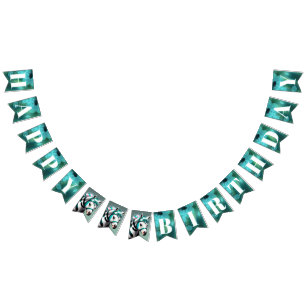 Cute 3d Spirit Pony 7 Happy Birthday Bubbles Bunting