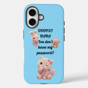 Cute 3D Teddy Bear Cat Bunny phone case