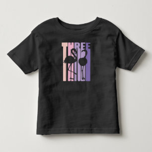 Cute 3rd Birthday Gift I Flamingo I 3 Years Old Toddler T-Shirt