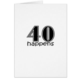 Cute, "40 Happens"