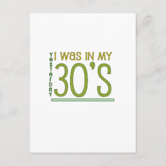Cute, "40th Birthday" design Postcard