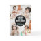 Cute 4 Photo Birthday Card Any Age | Custom Colour