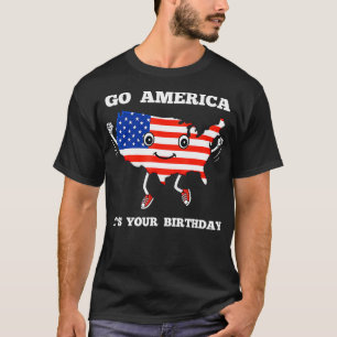 Cute 4th Of July America Patriotic Funny  T-Shirt