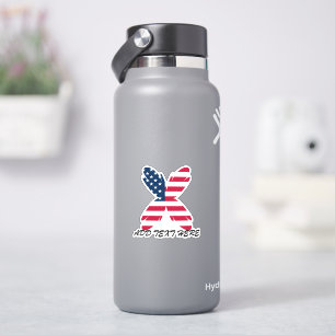 Cute 4th of July patriotic USA flag butterfly Part