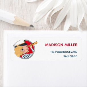 Cute 4th of july pool party invitation