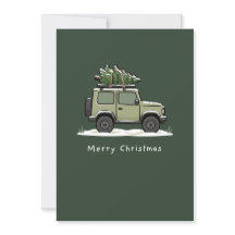 Cute 4x4 Off Road SUV Christmas Tree