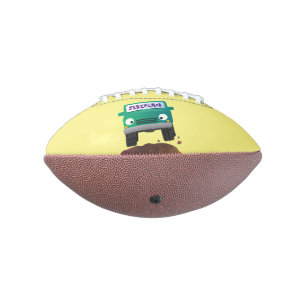 Cute 4X4 offroad vehicle cartoon car American Football
