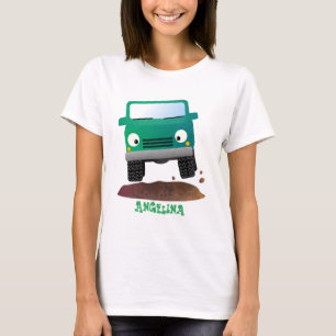 Cute 4X4 offroad vehicle cartoon car T-Shirt