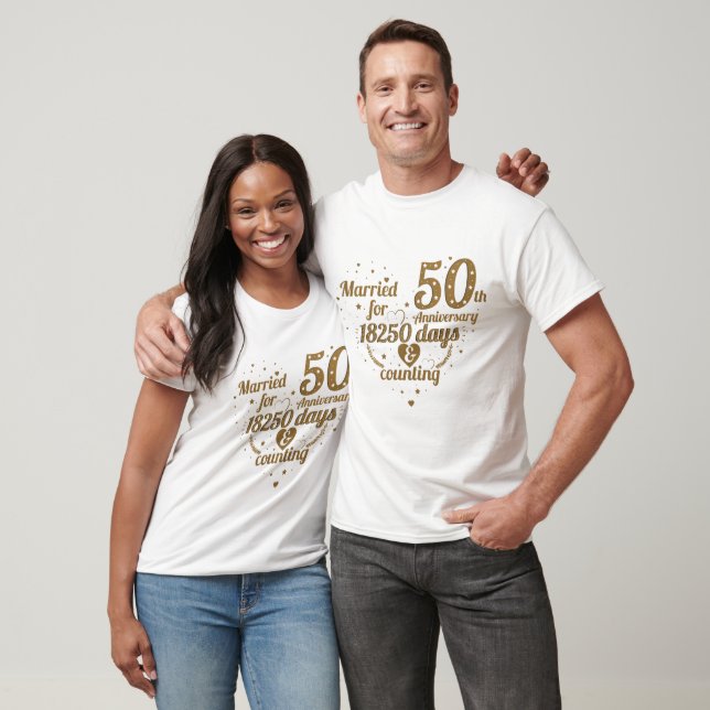 Cute 50th Wedding Anniversary T-Shirt (Unisex)