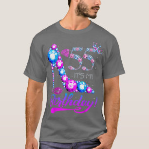 Cute 55 Years Old Its My 55th Birthday Party Gems T-Shirt