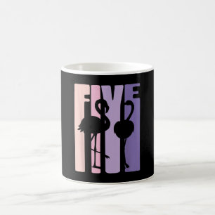Cute 5th Birthday Gift I Flamingo I 5 Years Old Coffee Mug