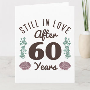 Cute 60th Anniversary Card