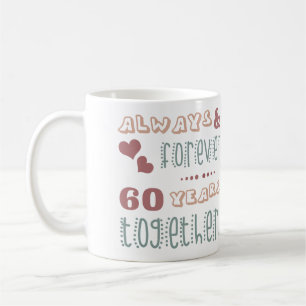 Cute 60th Wedding Anniversary Coffee Mug