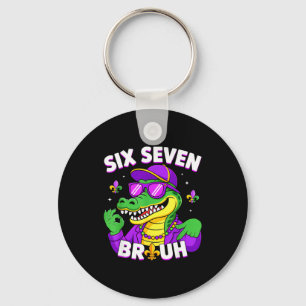Cute 67 Mardi Gras Alligator Mardigator Key Ring