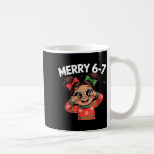 Cute 6 7 Six Seven Meme Christmas Women Men Kids  Coffee Mug