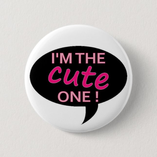 cute 6 cm round badge (Front)