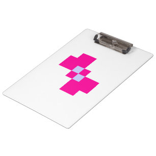 Cute 8 Bit Pixel Bow Clipboard