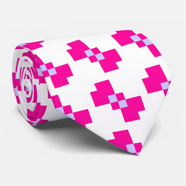 Cute 8 Bit Pixel Bow Tie (Rolled)