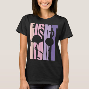 Cute 8th Birthday Gift I Flamingo I 8 Years Old T-Shirt