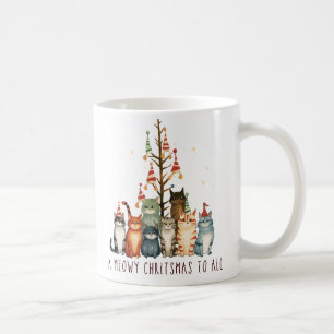 Cute A Meowy Christmas To All/Cats  Coffee Mug