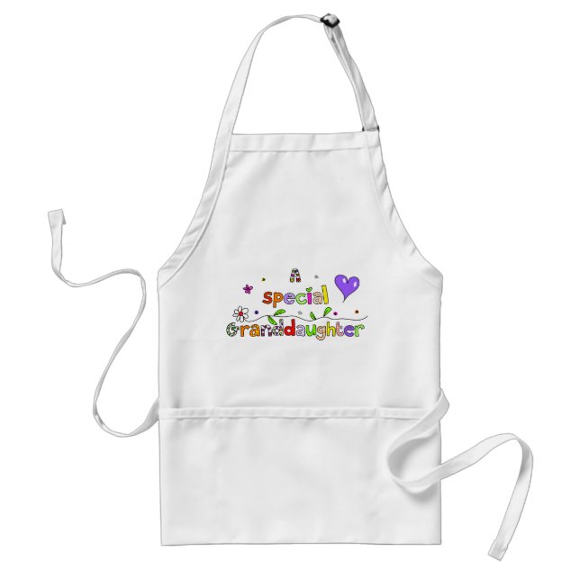 Cute A Special Grand Daughter Text Expression Standard Apron (Front)