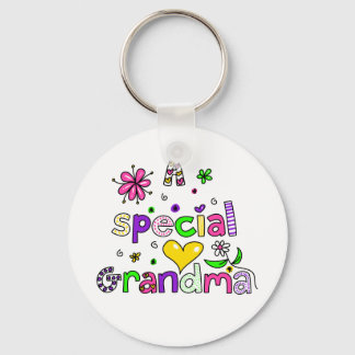 Cute A Special Grandma Granny Text Expression Key Ring