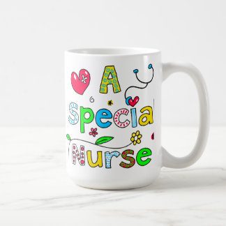 Cute A Special Nurse Greeting Text Expression Coffee Mug