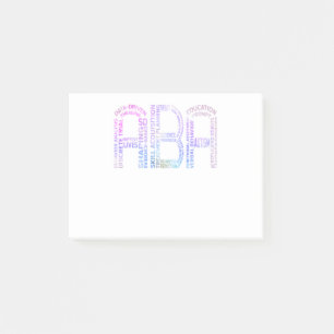 Cute ABA Acronym Post-it Notes