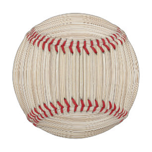 Cute abstract brown lines design baseball