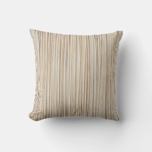 Cute abstract brown lines design cushion