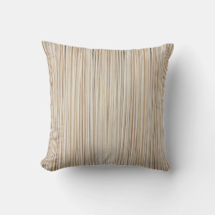 Cute abstract brown lines design cushion