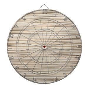 Cute abstract brown lines design dartboard