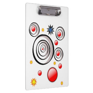 Cute Abstract Colorful Clipboard