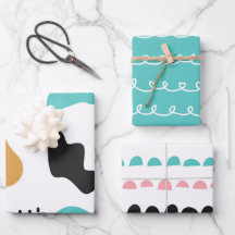 Cute Abstract Doodle Stripes Stones