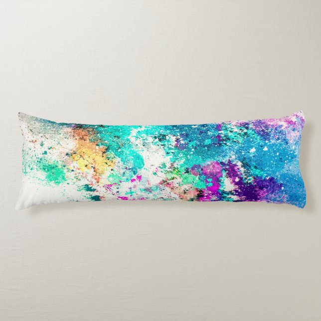 Cute Abstract Painting Body Cushion (Front)