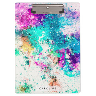 Cute Abstract Painting Clipboard