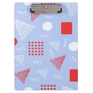 Cute abstract pattern clipboard