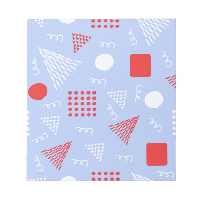 Cute abstract pattern notepad (Front)