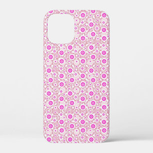Cute abstract pinky dots patterns iPhone 12 mini case