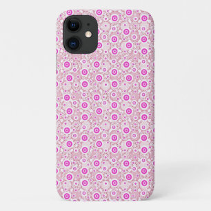 Cute abstract pinky dots patterns iPhone 11 case