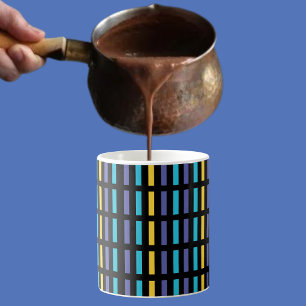 Cute Abstract Stripes Pattern Coffee Mug