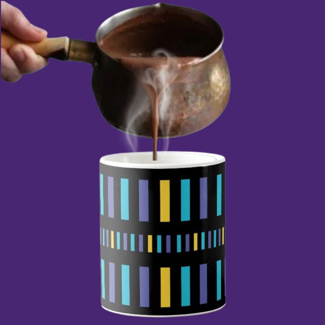 Cute Abstract Stripes Pattern Coffee Mug (Creator Uploaded)