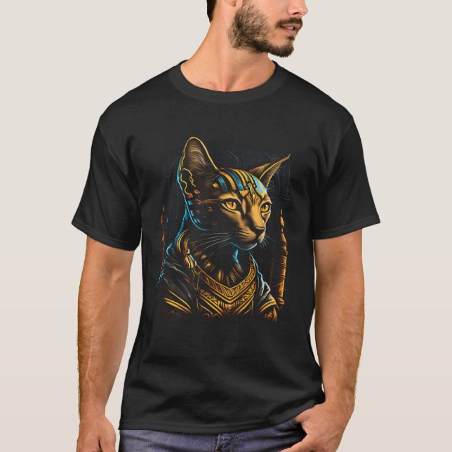 Cute Abyssinian Cat Lover Pharaoh Abyssinian Cat O T-Shirt (Front)