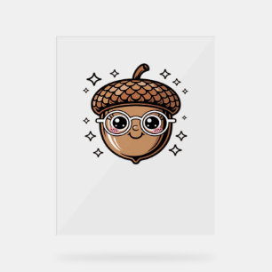 cute acorn Classic T-Shirt Acrylic Sign