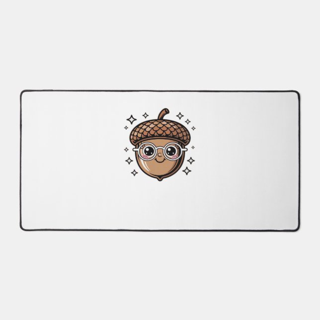 cute acorn Classic T-Shirt Desk Mat (Front)